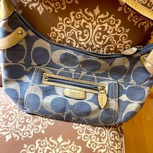 Coach denim purse